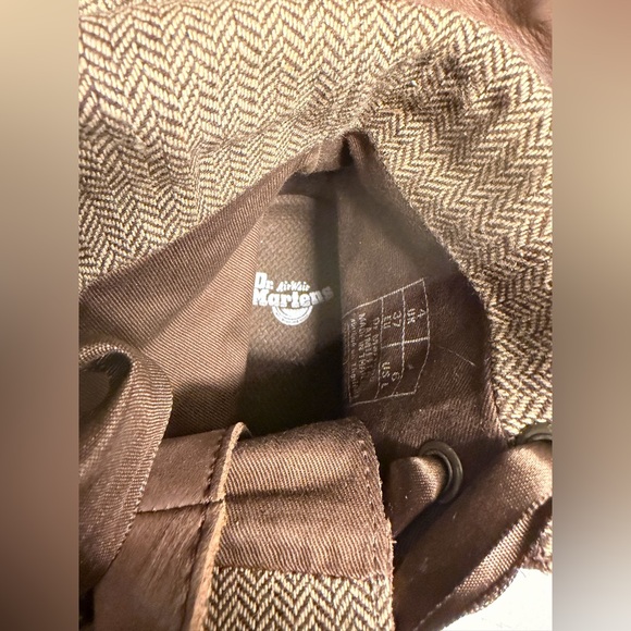 Dr. Martens Doc Aimilita Military Style Boots Dark Brown Ribbon Laces NWOT US 6 - Picture 8 of 10